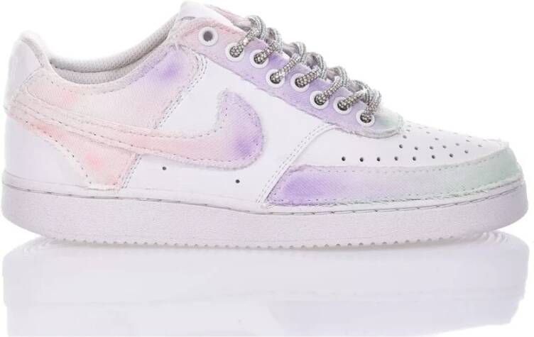 Nike Handgemaakte witte multicolor sneakers Multicolor Dames