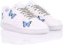 Nike Handgemaakte Witte Sneakers Aangepast Vrouwen White Dames - Thumbnail 1