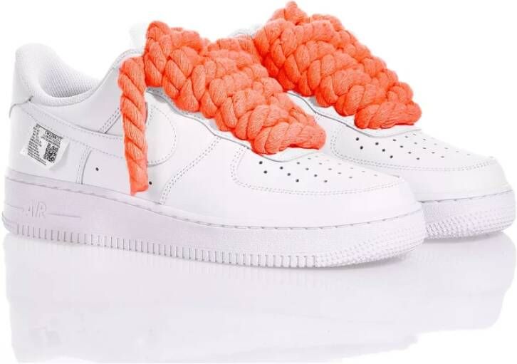 Nike Handgemaakte Witte Sneakers Aangepaste Schoenen White Heren