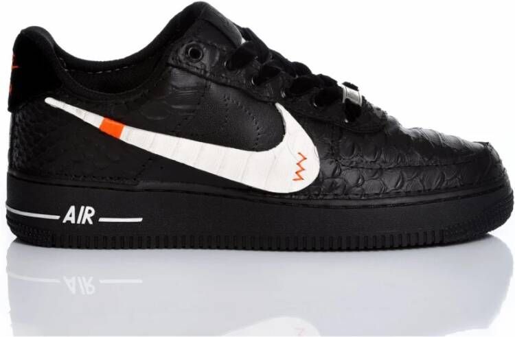 Nike Handgemaakte Zwarte Sneakers Aangepaste Schoenen Black Heren