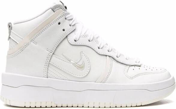 Nike Dunk High Dames Schoenen White Leer