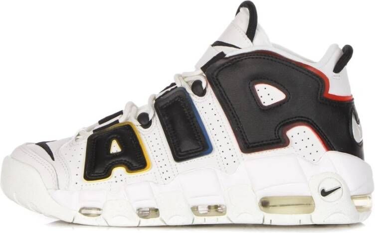 Nike Hoge Air More Uptempo Schoenen White Heren