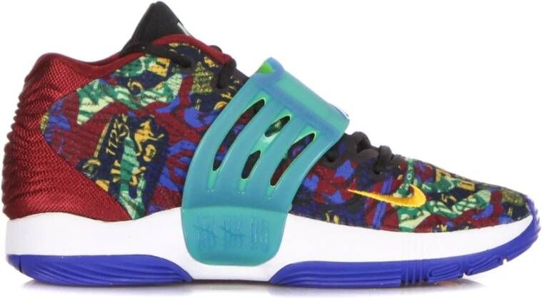 Nike Hoge Basketbalschoen Kd14 Saffier Meloen Multicolor Heren