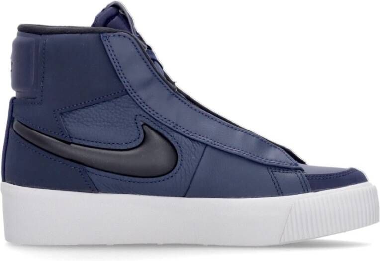 Nike Hoge sneaker met verborgen veters Blue Dames