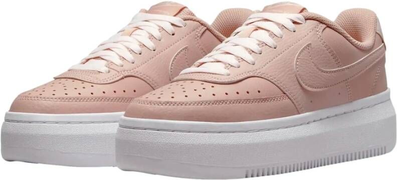 Nike Hoge Top Sneakers voor Dames Court Vision Roze Dames