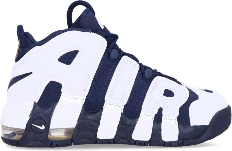 Nike Hoge Top Sneaker Air More Uptempo White Dames