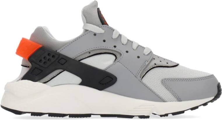 Nike Huarache Lage Sneaker Grijs Oranje Wit Grijs Gray Heren