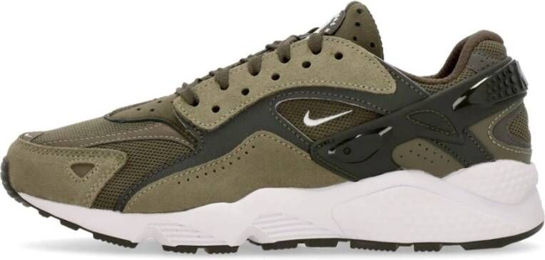 Nike Huarache Runner Lage Schoen Khaki Wit Green Heren