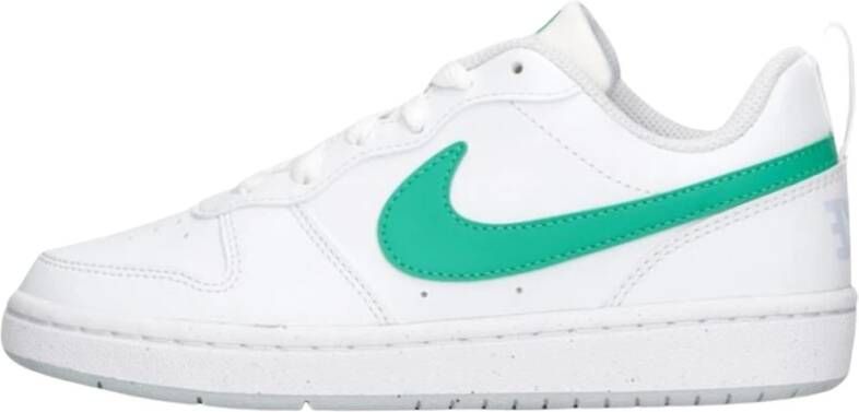 Nike Jongens Lage Court Borought Sneakers White Heren