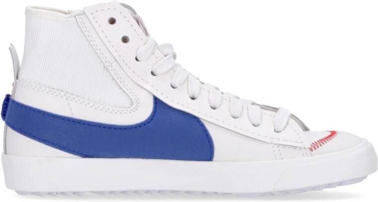 Nike Jumbo High-top Sneaker met Oversized Swoosh White Heren