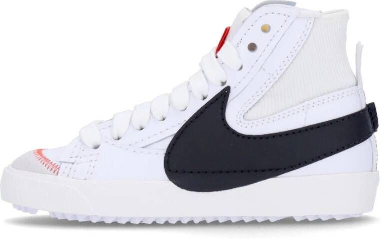 Nike Jumbo High-Top Sneaker Wit Zwart White Dames