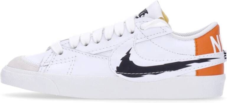 Nike Jumbo Lage Sneaker Wit Zwart Oranje White Heren