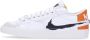 Nike Jumbo Lage Sneaker Wit Zwart Oranje White Heren - Thumbnail 1