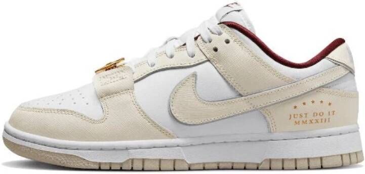 Nike Dunk Low Just Do It Sneakers Beige Unisex