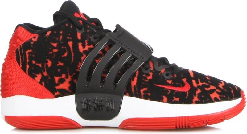 Nike Kd14 Basketbalschoen Zwart Rood Wit Red Heren