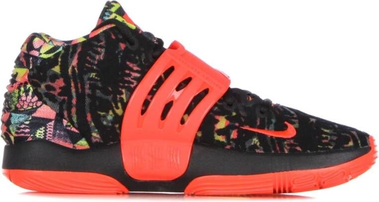 Nike Kd14 Basketbalsneaker Zwart Rood Geel Multicolor Unisex