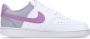 Nike Lage Court Vision Sneaker Wit Fuchsia White Dames - Thumbnail 1