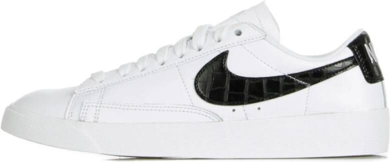 Nike Lage Damesschoen in Wit Zwart White Dames