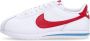 Nike Lage Leren Sneakers Wit Rood Blauw White Dames - Thumbnail 1