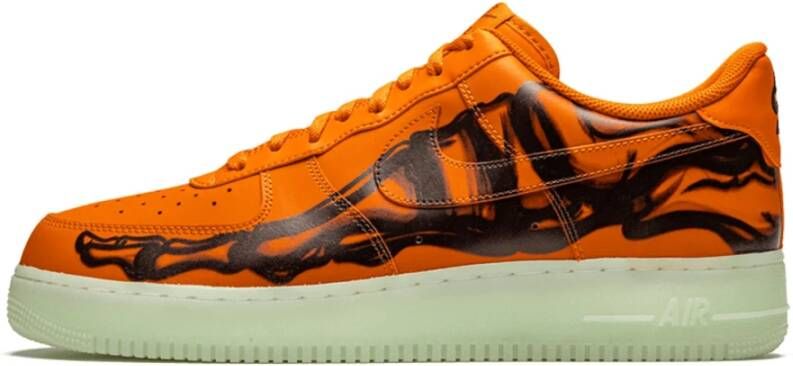 Nike Air Force 1'07 Skeleton Herenschoen Oranje