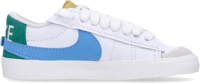 Nike Lage Schoen Blazer Jumbo Wit Blauw White Dames