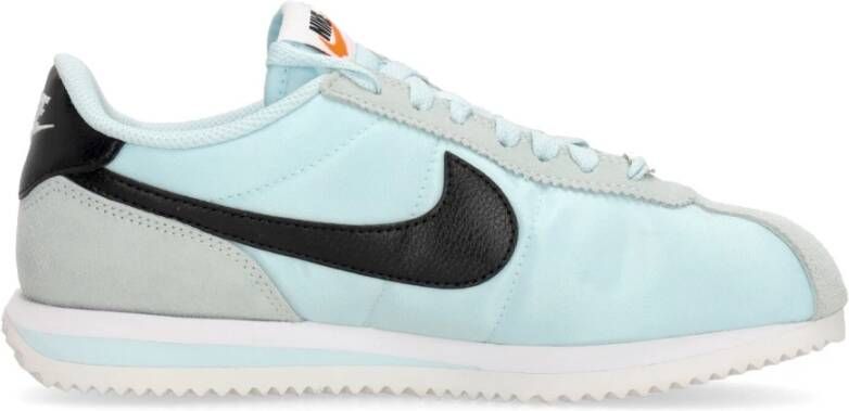 Nike Lage Schoen Met Veters Blauw Zwart Wit Blue Dames