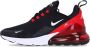 Nike Lage Sneaker Zwart Wit Rood Antraciet Black Heren - Thumbnail 1