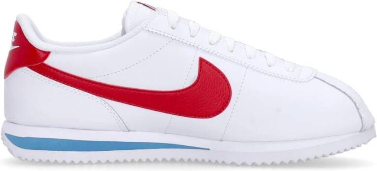 Nike Lage Sneakers Wit Rood Blauw White Heren