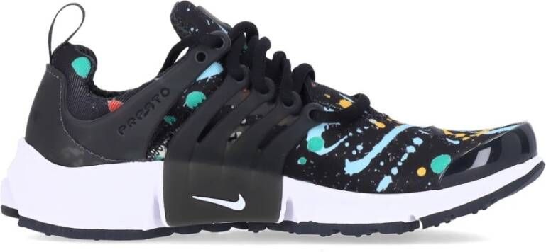 Nike Lage Stoffen Sneaker Zwart Wit Multicolor Heren