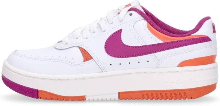 Nike Lage Top Sneakers Wit Fuchsia Mango Zeil Multicolor Dames