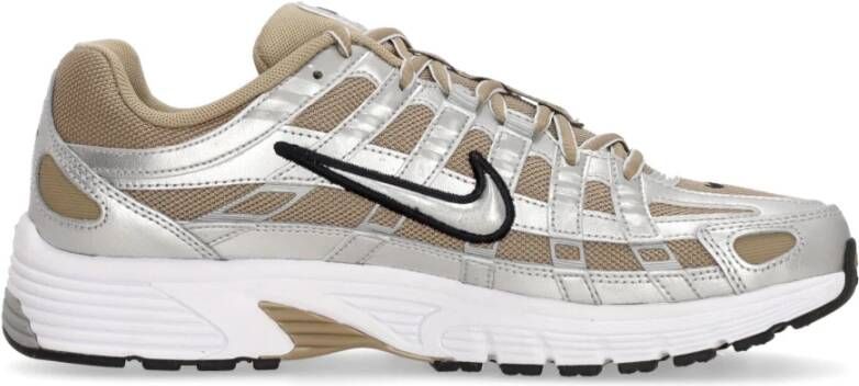 Nike Lage Vetersneaker Khaki Zilver Platina Multicolor Heren