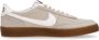 Nike Leren Lage Tennisschoen Room Zwart Gray Heren - Thumbnail 1