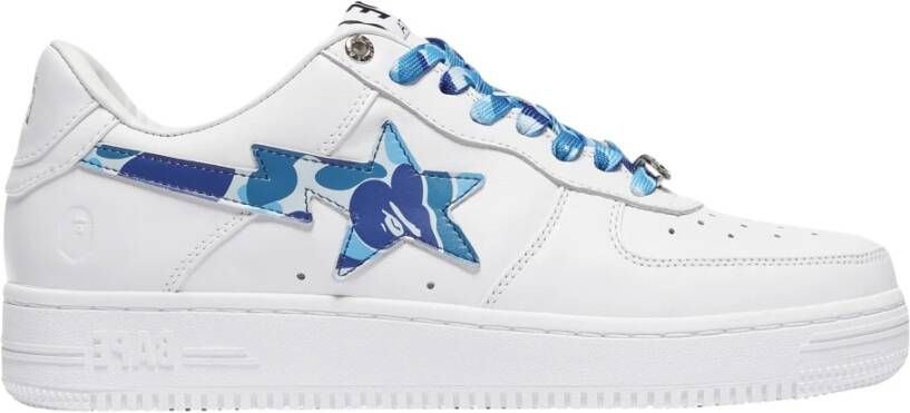 Nike Limited Edition Bape Sta Low Blauw Camo White Heren