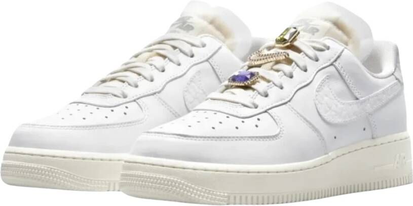 Nike Limited Edition Bling Juwelen Witte Sneakers White Heren