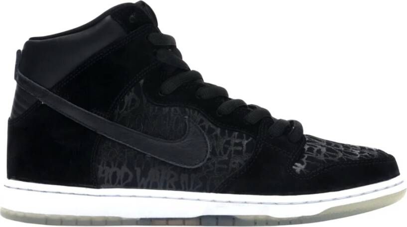 Nike Limited Edition High Neckface Sneakers Black Heren