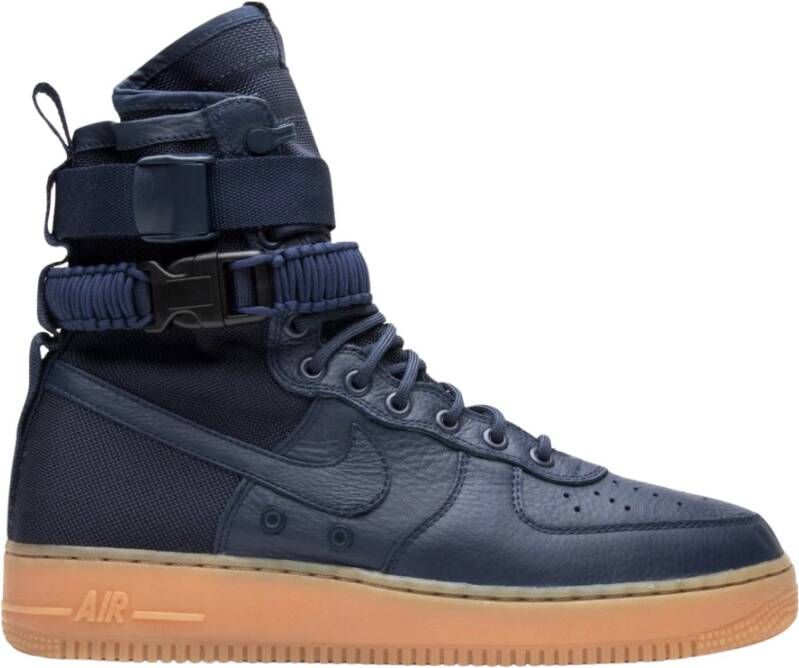 Nike Limited Edition High SF Navy Gum Blue Heren