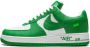 Nike Witte Rode Air Force 1 Low Sneakers Rood Heren - Thumbnail 1