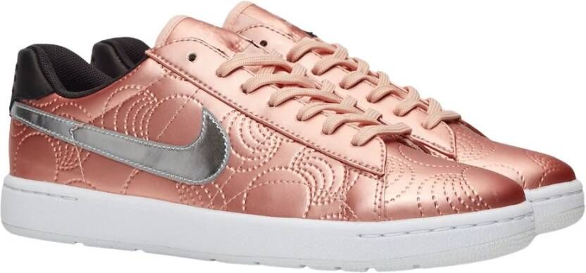 Nike Metallic Roségouden Tennissneakers Pink Dames