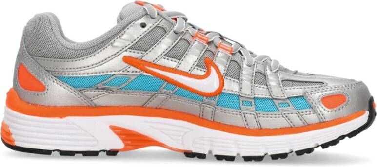 Nike Metallic Silver Lage Schoen met Vetersluiting Multicolor Heren