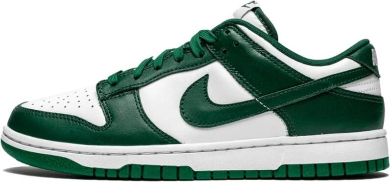 Nike Michigan State Dunk Low Sneaker Green Dames