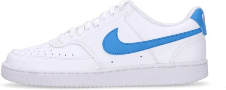 Nike Next Nature Court Vision Sneaker Wit Blauw White Heren