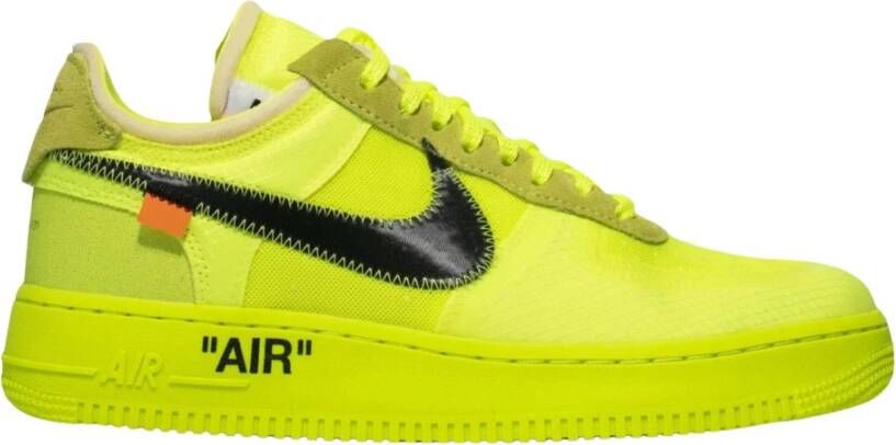 Nike Off-White Volt Limited Edition Sneakers Yellow Heren