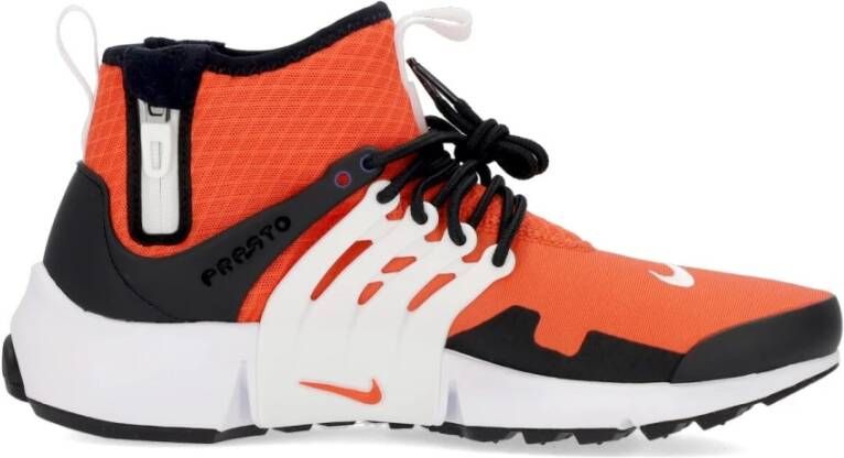 Nike Oranje Sneaker Mid Utility Orange Heren