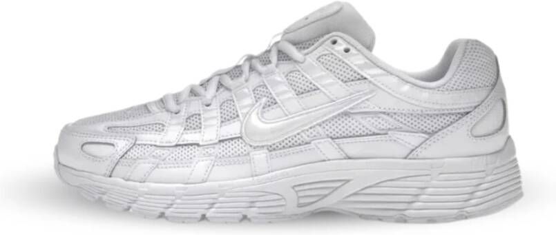 Nike P 6000 Heren Schoenen White Leer Textil Synthetisch