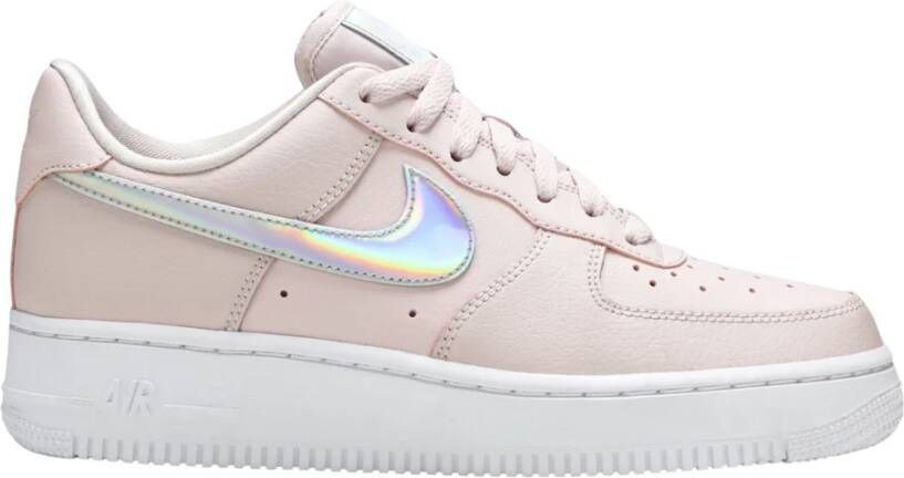 Nike Pink Iridescent Air Force 1 Low Pink Dames