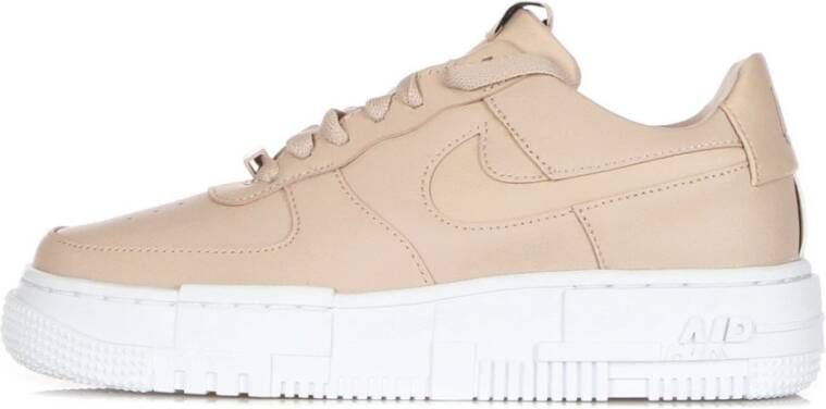 Nike Pixel Air Force 1 Lage Sneaker voor Dames Beige Dames