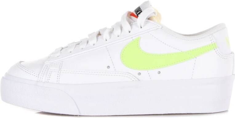 Nike Platform Lage Sneaker voor Dames White Dames