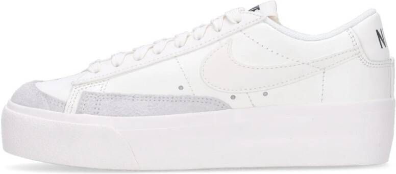 Nike Platform Sneaker met Zeil Ontwerp White Dames