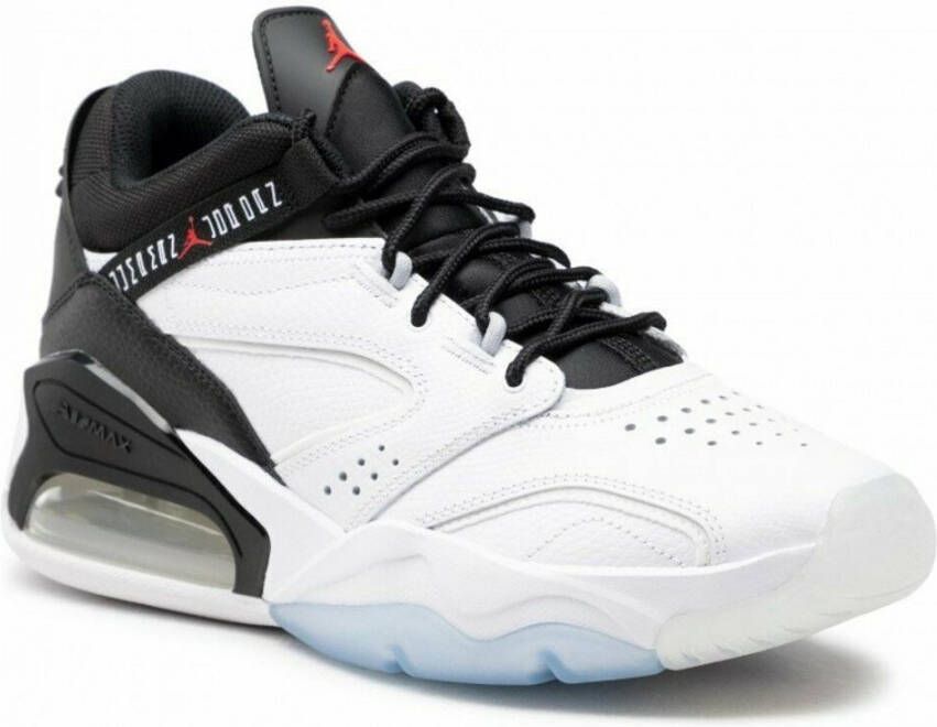 Jordan Lage Sneaker Zwart Rood Wit Grijs White Heren