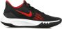 Nike Precision V Lage Sneaker Zwart Rood Wit Black Heren - Thumbnail 1